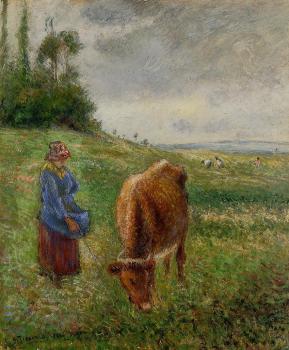 卡米耶 畢沙羅 Cowherd, Pontoise 卡米耶 畢沙羅 Cowherd, Pontoise